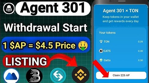 Agent 301 Listing Date | Agent 301 Listing Price Prediction |Agent 301 Airdrop New Update |Agent 301
