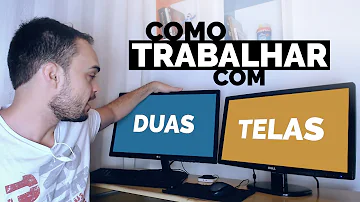 Como usar 2 monitores ao mesmo tempo?