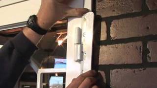 Secure Lift-Away Door Hinges, by Secure-All Security Storm Doors