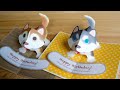 pop-up card_ Siberian Husky _（ポップアップカード_ハスキー犬）