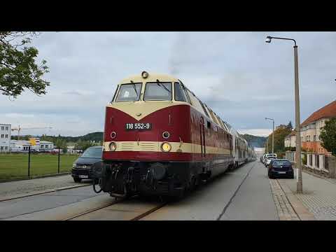 berfhrung eines #IC2 mit #BR118 #1185529  von #ITL und #V60D