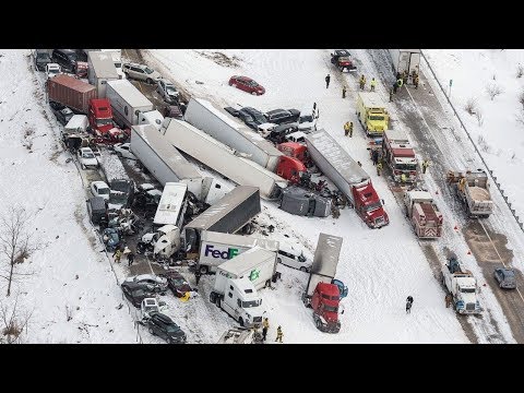 فيديو: هل سائقي الشاحنات على الطرق الجليدية حقيقيون؟