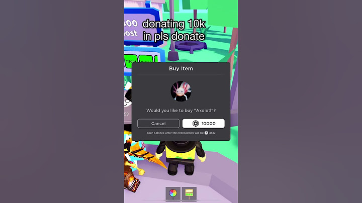 Donating 10,000 Robux In PLS DONATE! 🤩