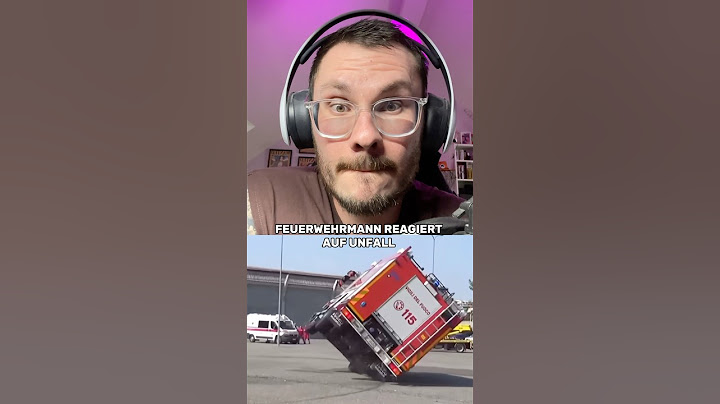 Feuerwehrmann reagiert auf Unfall #feuerwehr #fail