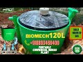 Biogas plant portable type biomech 120l biogas portablebiogas biogasplant commericalbiogas