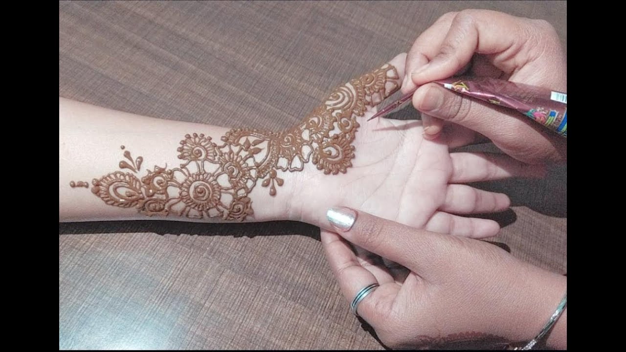 Latest Front Hand Mehndi Design | Mehndi Design by Trending Women - YouTube