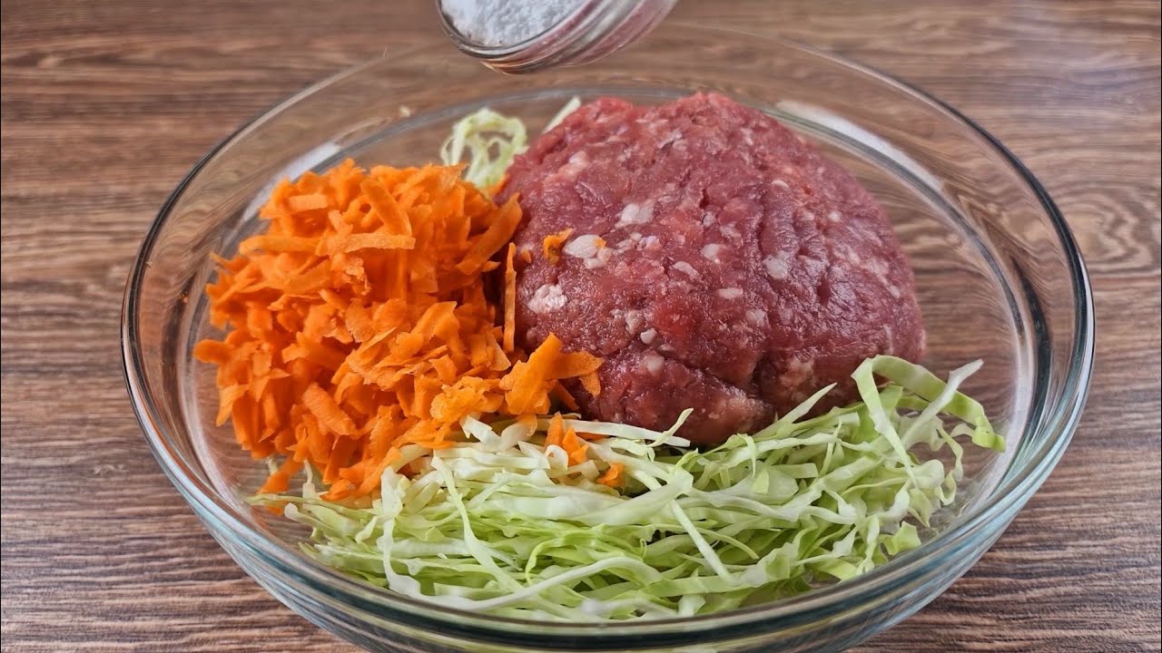 Wenn du Kohl und Hackfleisch zu Hause hast😋2 Rezepte Einfach und unglaublich lecker 705 YouTube