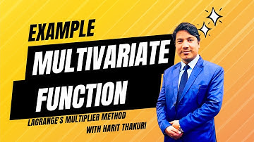 Extreme values under constraint I Lagrange multiplier method I Business Mathematics I BBA, BBA-BI