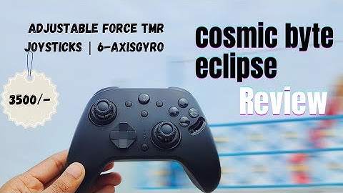 Cosmic Byte Eclipse Controller Detailed Hindi Review, Wired,2.4G,BT mode latency check or joystick 