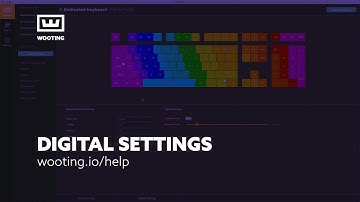 Wootility How To - Digital settings