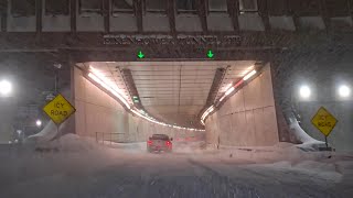 Colorado Dashcam - Winter Driving I-70 At The Eisenhower Tunnel - 1/2/2024