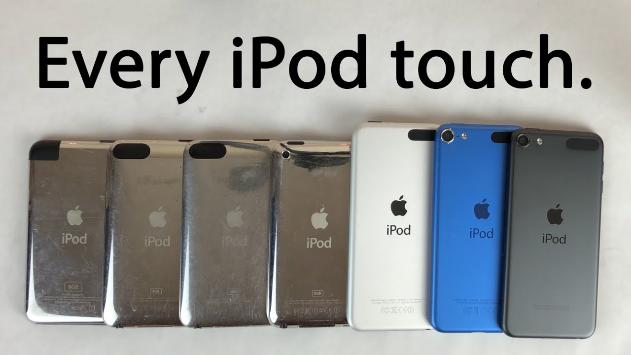 Reviewing Every iPod touch! RIP iPod