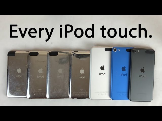 Reviewing Every iPod touch! RIP iPod 