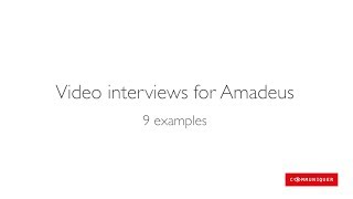 Amadeus Interview Samples
