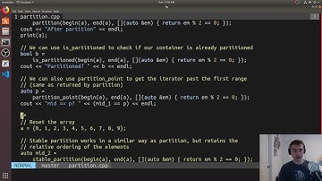 C++ STL Algorithms: Partition