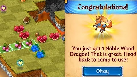 Merge Dragons Fall Event Part 13 COMPLETED - Noble Wood Dragon Obtained