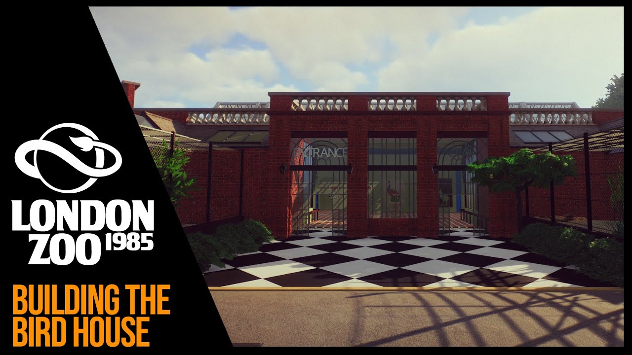 London Zoo 1985 - Building the Bird House | Planet Zoo aviary speed build