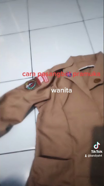 pasang bet pramuka wanita