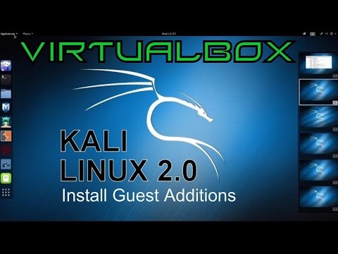 Kali 2.0 - VirtualBox Guest Additions Install