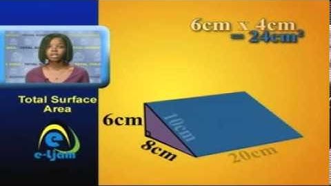 eLearning Jamaica- Mathematics: Total Surface Area