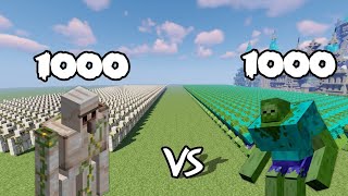 Epic Mansion Showdown: Iron Golem vs Warden 😳 Final Winner Revealed!