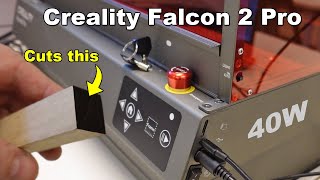 Creality Falcon 2 Pro  enclosed 40W diode laser, safe even for my students :)