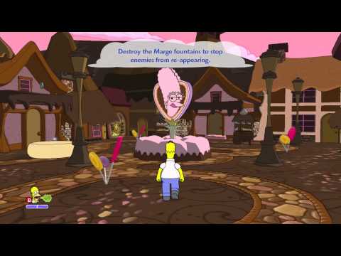 The Simpsons Game (Xbox 360) - The Land of Chocolate (All Duff Bottlecaps)