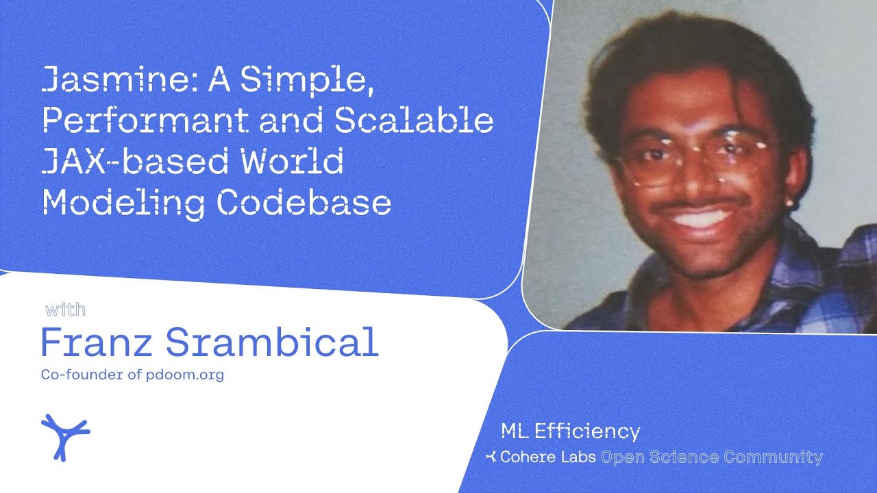 Franz Srambical - Jasmine A Simple, Performant and Scalable JAX