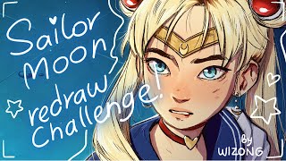 SailorMoon RedrawChallenge [SpeedPaint] by Wizong