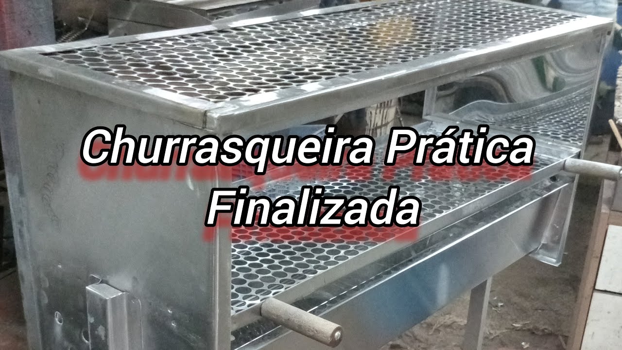 Parte2 churrasqueira Prática#prontinha para uso do cliente//canal zezinho lacerda