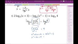 08 Solving Log Equations Part5