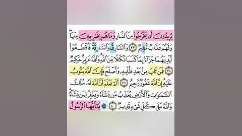 تيسير حفظ سورة المائده بالتكرار ربع (و اتل عليهم نبا ابني ادم) مكرر 3 مرات بصوت الشيخ عبد الباسط