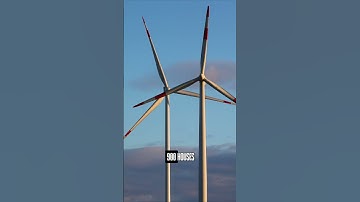 Why do wind turbines spin so slowly?