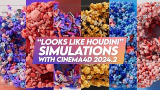 'Looks like Houdini!' Extremely Fast Simulations in Cinema 4D 2024.2