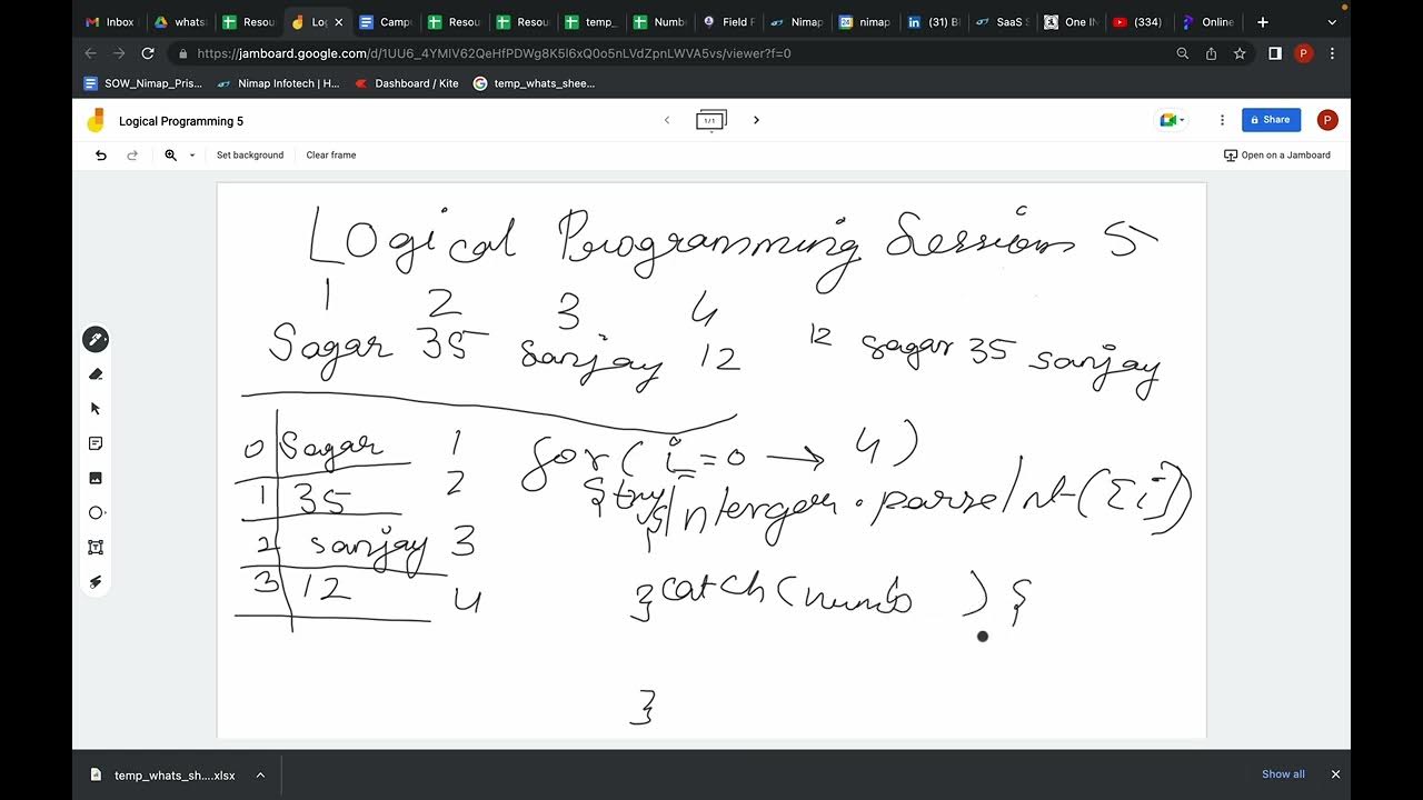 logical programming 5 - Alphanumeric Sorting - YouTube