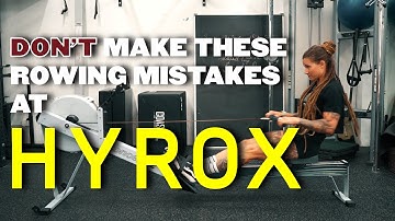 Top 3 HYROX Rowing Tips