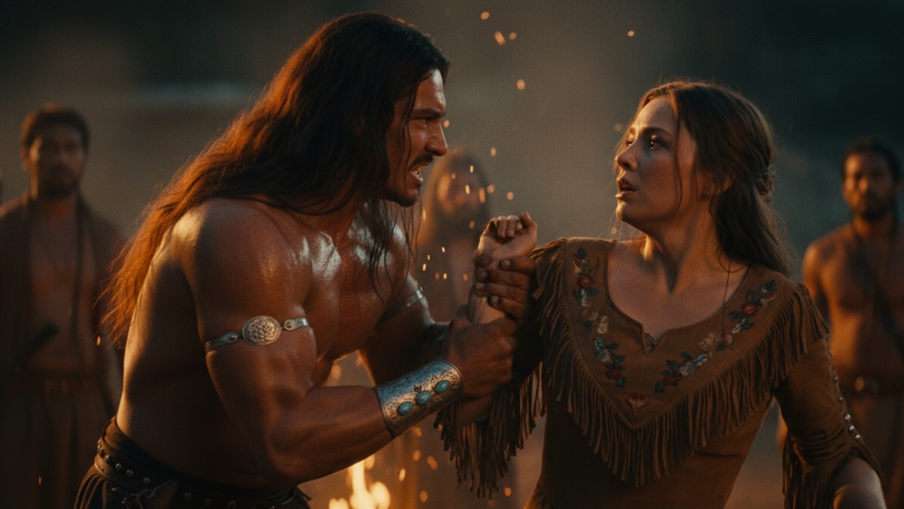 „Hör auf zu lächeln... dein Lächeln gehört nur mir“, warnte der Apache.