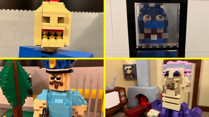 LEGO DOORS JACK vs SEEK vs THE FIGURE vs SCREECH vs AMBUSH vs GLITCH vs  RUSH vs EYES 