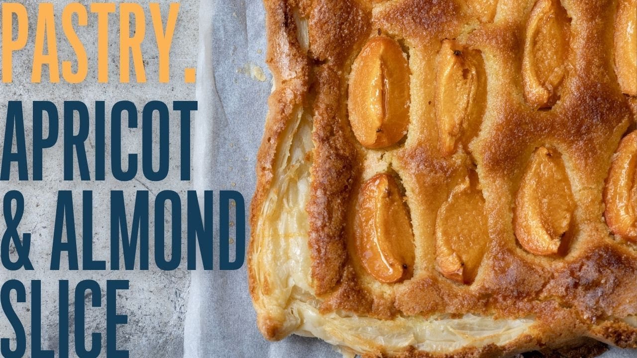 My apricot and almond slice (without a tart pan)