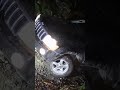 Grand Cherokee all stock on muddies tackle steep and rocky trail. #4x4 #automobile #offroadoverland