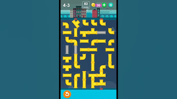 Smart puzzles pipes hard level 3 #how to solve pipes level 4-3