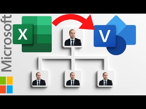 فيديو: كيف يمكنني استيراد جدول Excel إلى Visio؟