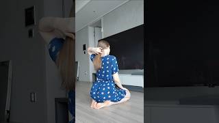 Lovely Pose In Blue Dress