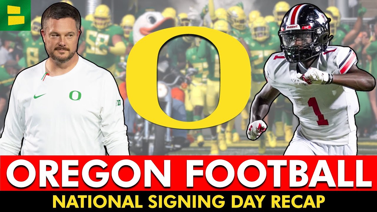 Oregon Football 2026 National Signing Day - Complete Class Under Dan Lanning ft. Jalen Lott