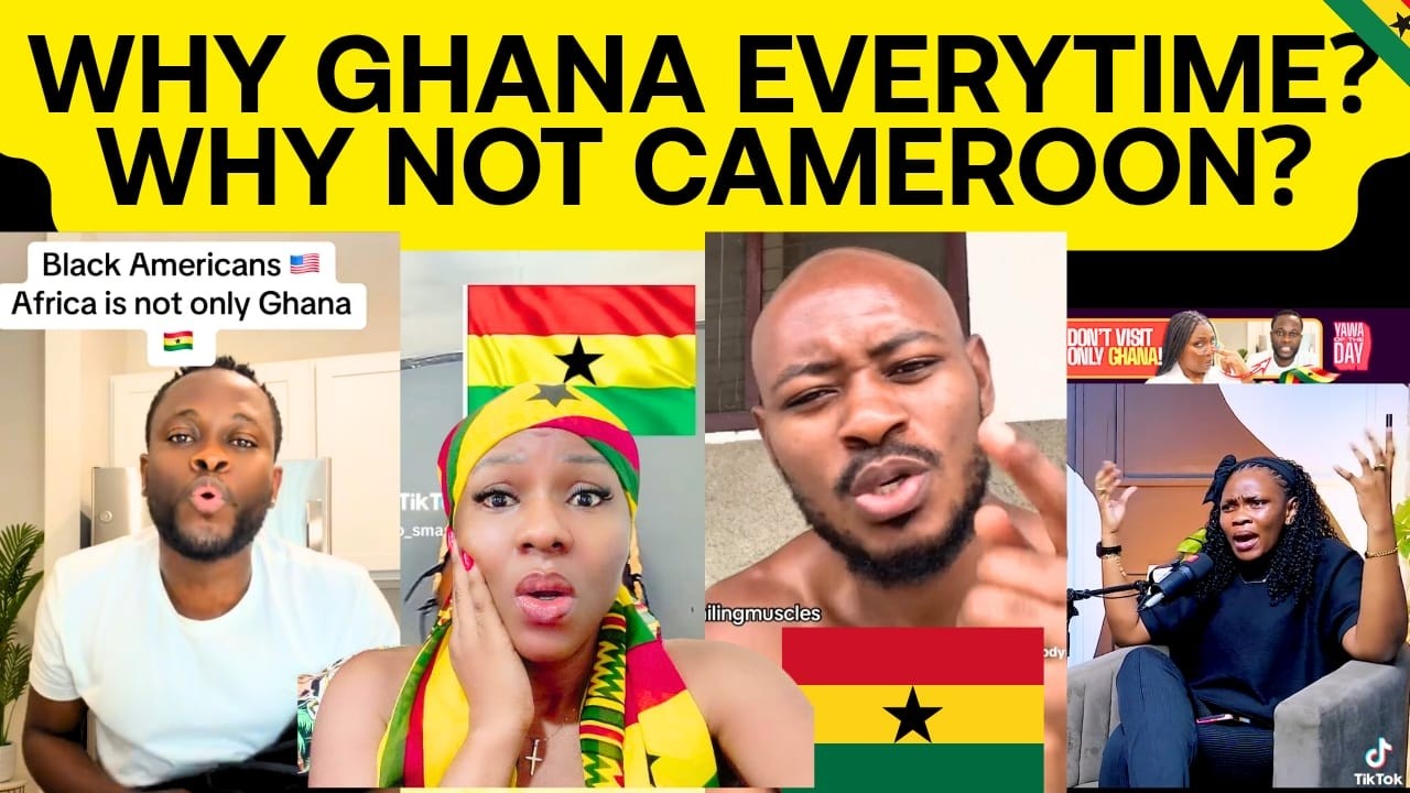 E CHOKE🔥CAMEROONIAN BLA$T$ BLACK AMERICANS FOR ALWAYS CHOOSING GHANA OVER CAMEROON