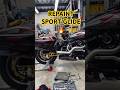 HARLEY SPORT GLIDE REPAINT NEW COLOR #harleydavidson #sportglide #repaint  #spray #colors #dragrace