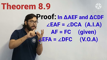 Class 9 | Mid-point Theorem | Theorem 8.9 | Ch-8 Quadrilaterals | CBSE | GSEB