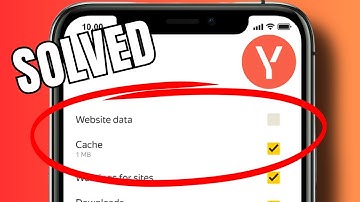 How to delete cache data in Yandex Browser
