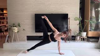 7分鐘流動瑜珈 頭倒立 烏鴉式 vinyasa